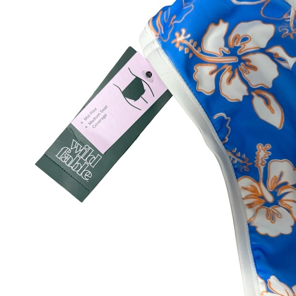 Wild Fable Blue Floral Bikini Bottom - Size 1X (NWT) - Picture 5 of 5